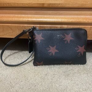 Coach Star Canyon Corner Small Wristlet Black/Copper